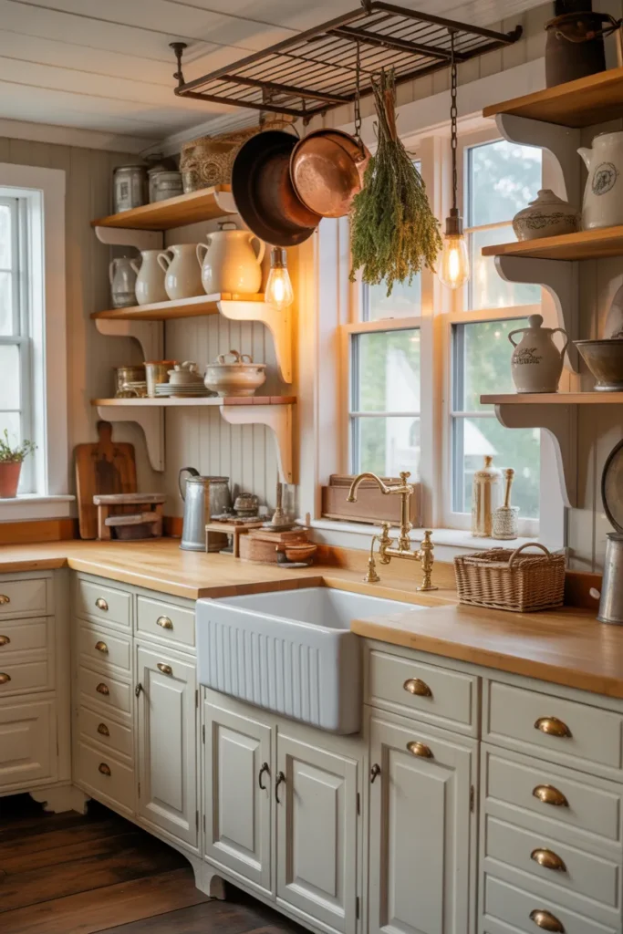 1-Classic Farmhouse Vintage Kitchen