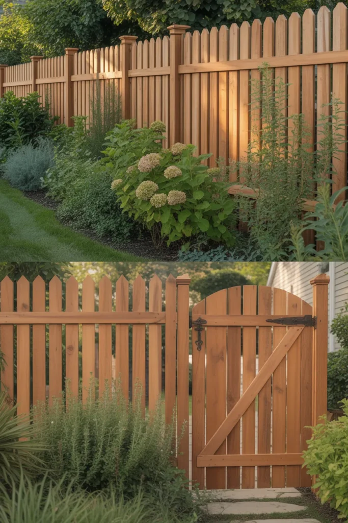1-Classic Wooden Privacy Fence