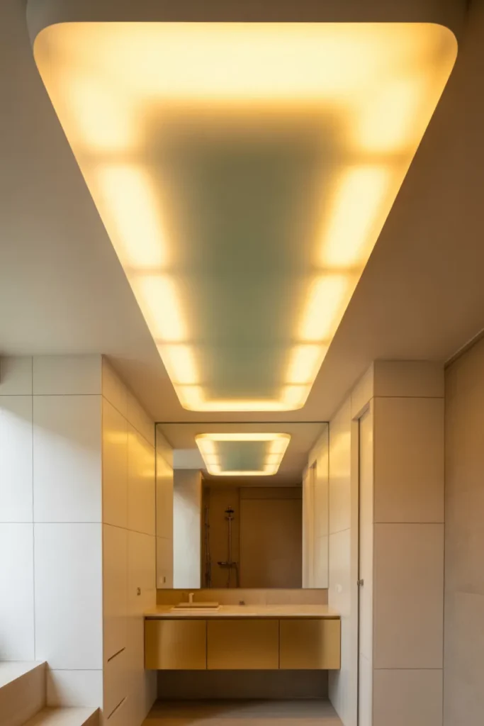1-Shiplap Bathroom Ceiling