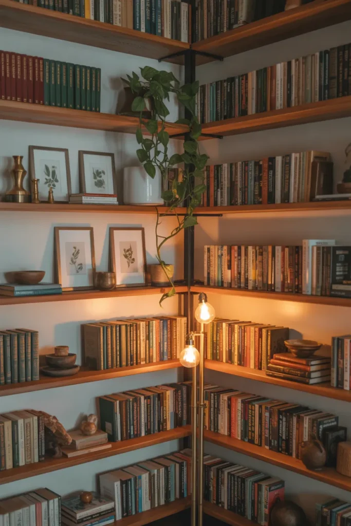 1-Tall Bookshelf Corner Display