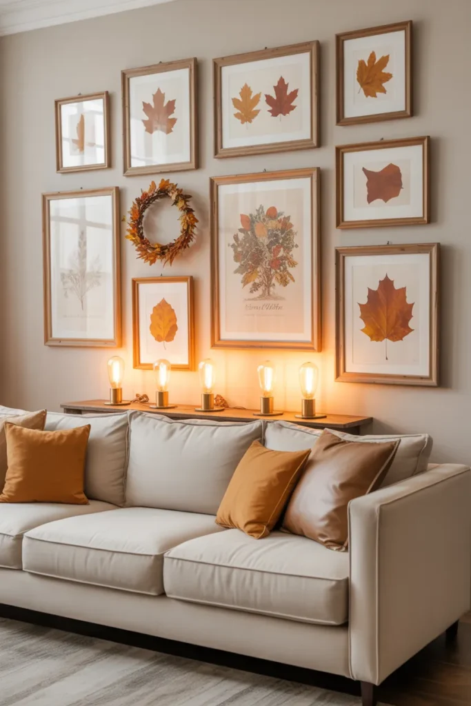 10-Fall Gallery Wall Living Room