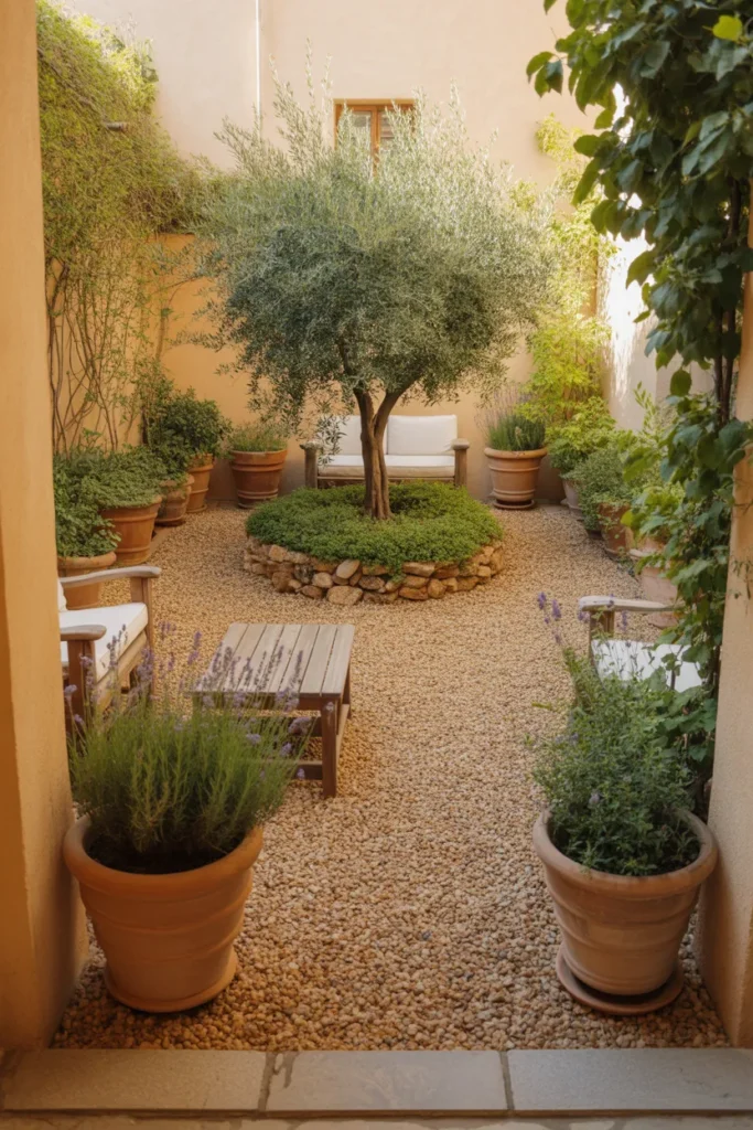 10-Gravel Courtyard Garden