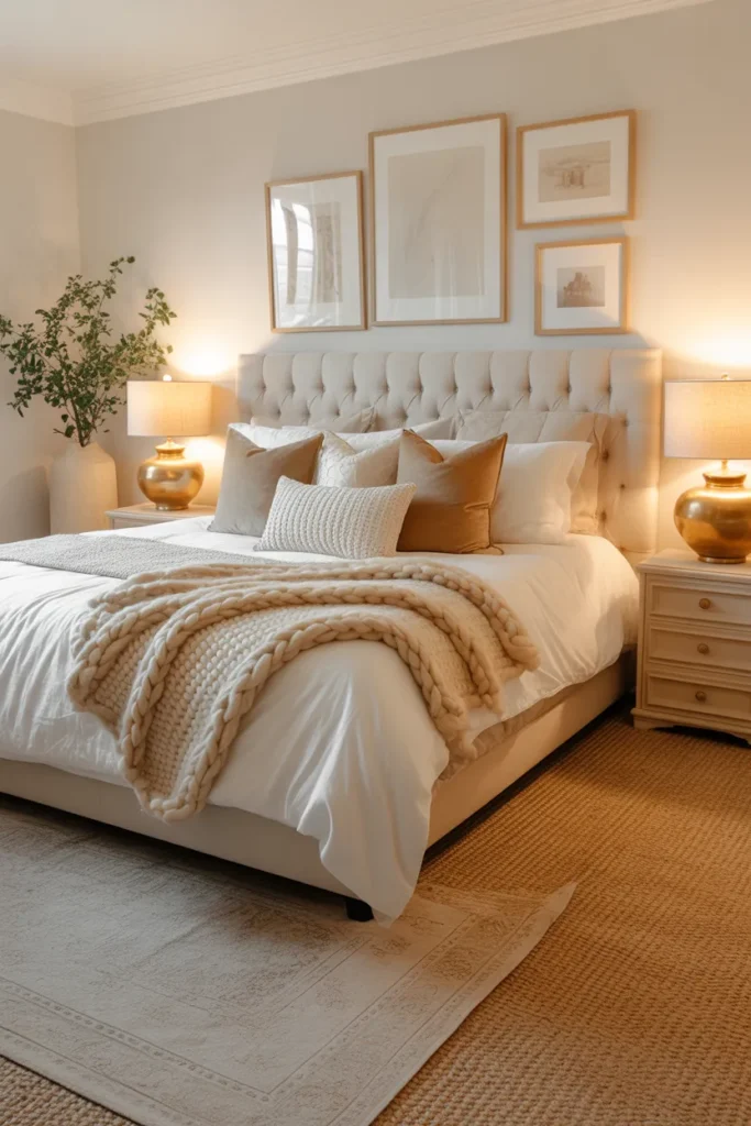 10-Neutral Maximalist Texture Bedroom