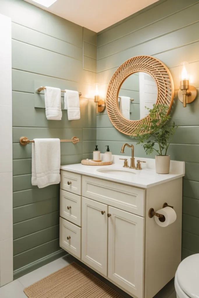 10. Farmhouse Bathroom Remodel