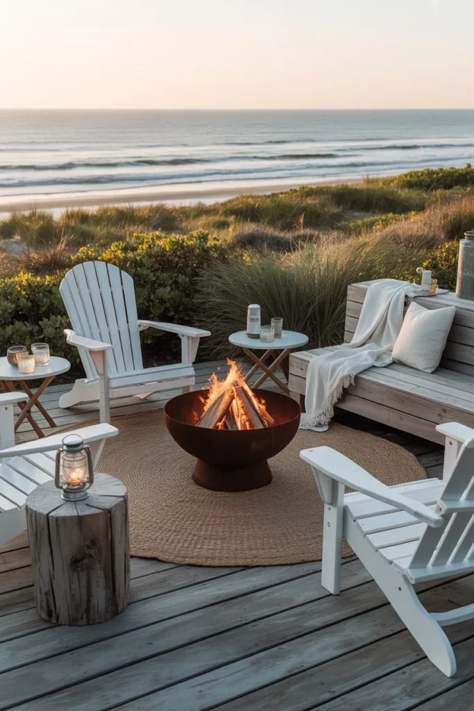 12-Coastal Fire Pit Gathering Space