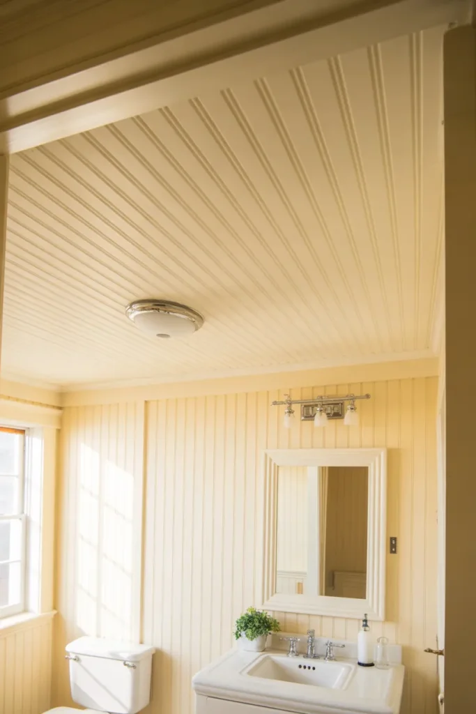 12-Dark Painted Bathroom Ceiling