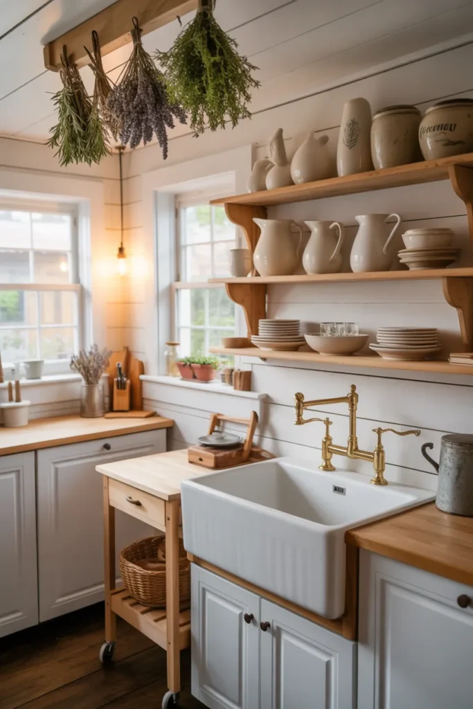 12-Small Farmhouse Kitchen