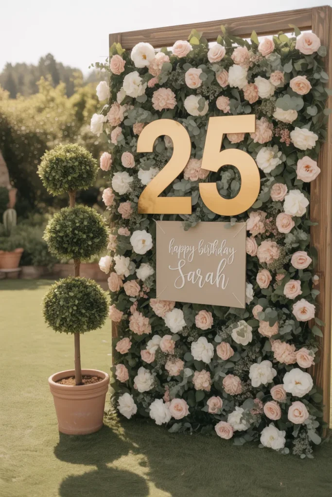 13-Garden Birthday Photo Backdrop