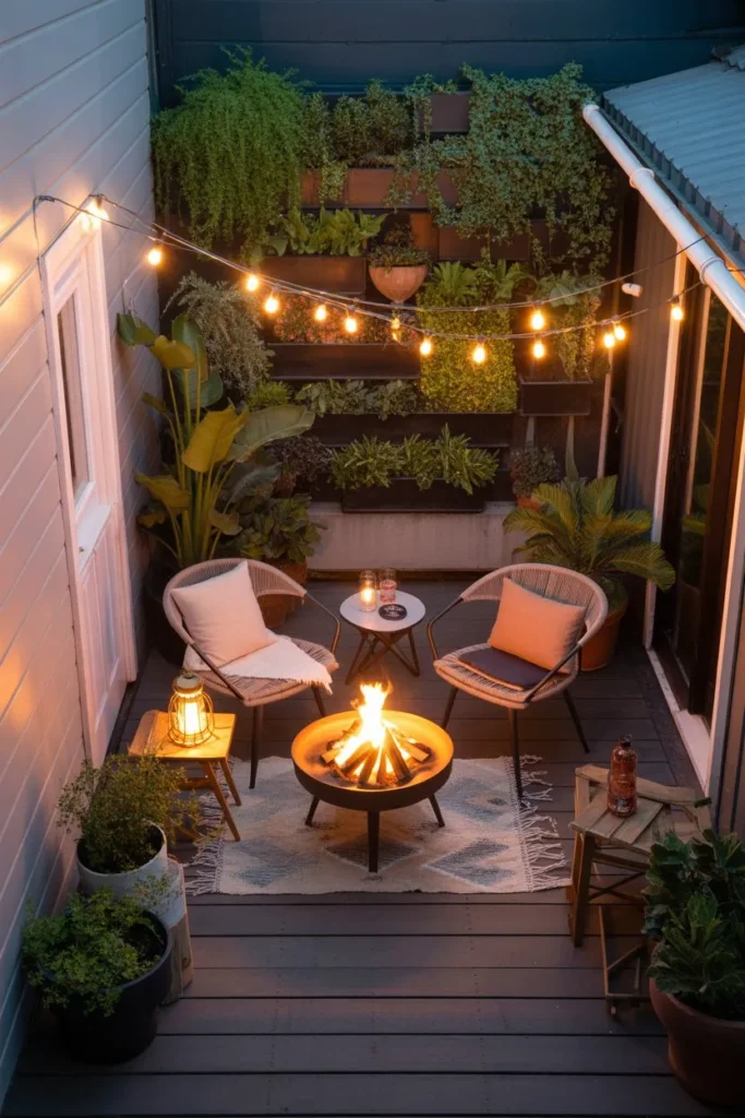 13-Small Patio Fire Pit Solution