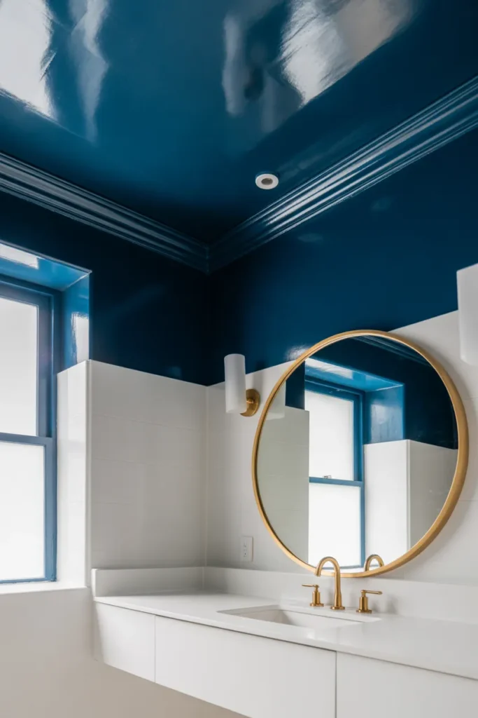 13-Tongue and Groove Bathroom Ceiling