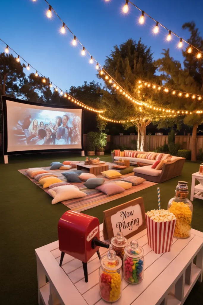 13-Ultimate Backyard Movie Night Party