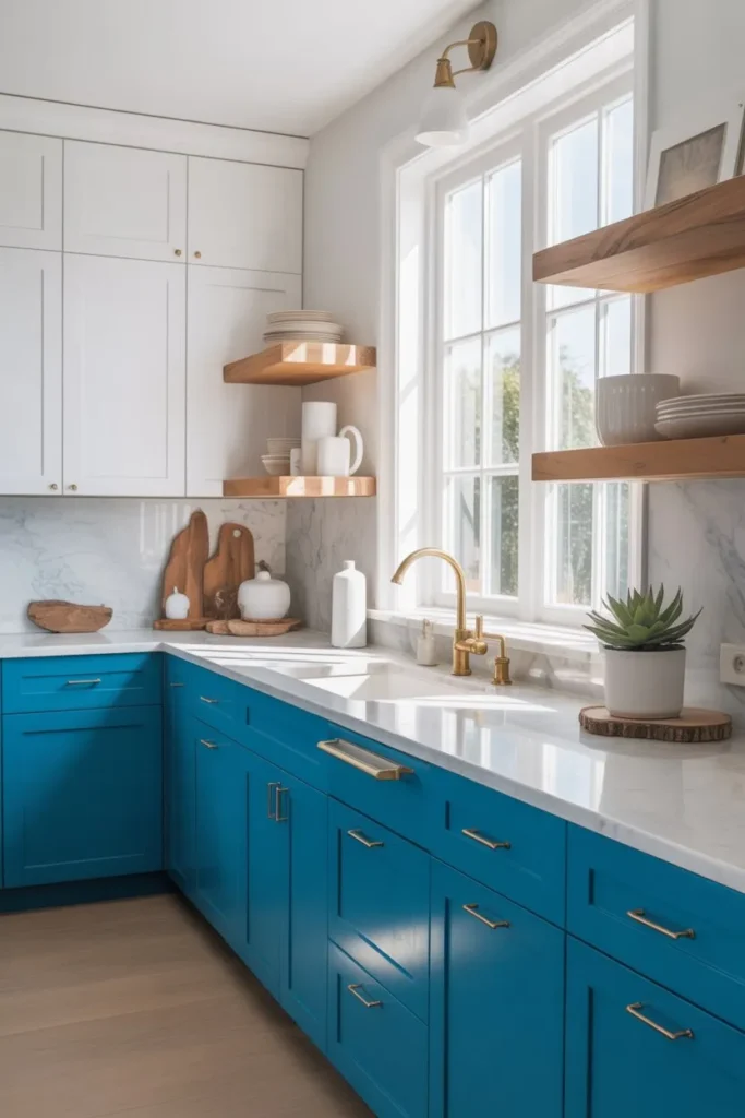 14-Cerulean Blue Coastal Kitchen