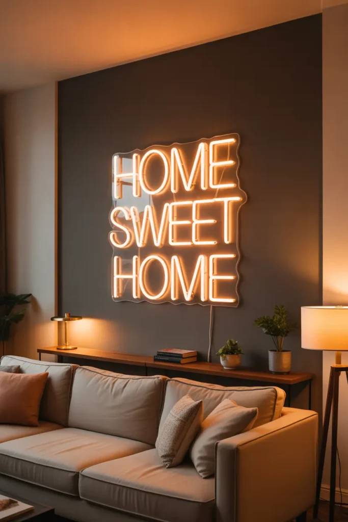 14-Neon Sign Wall Accent