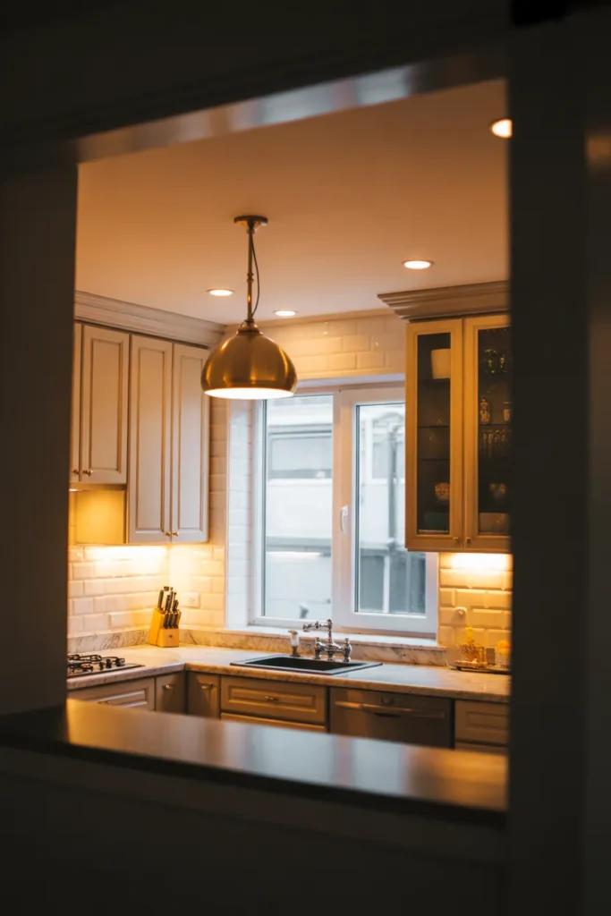 15-Small Kitchen Lighting Ideas