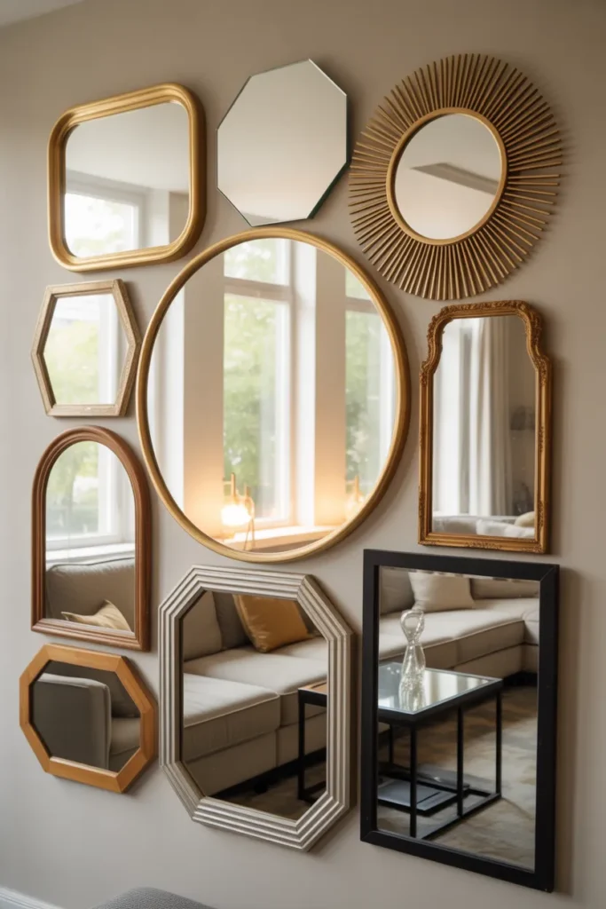 16-Mirror Cluster Wall