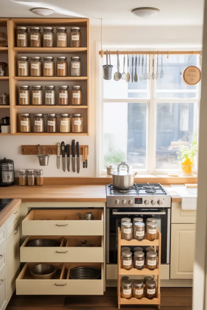 16-Small Kitchen Organization Ideas