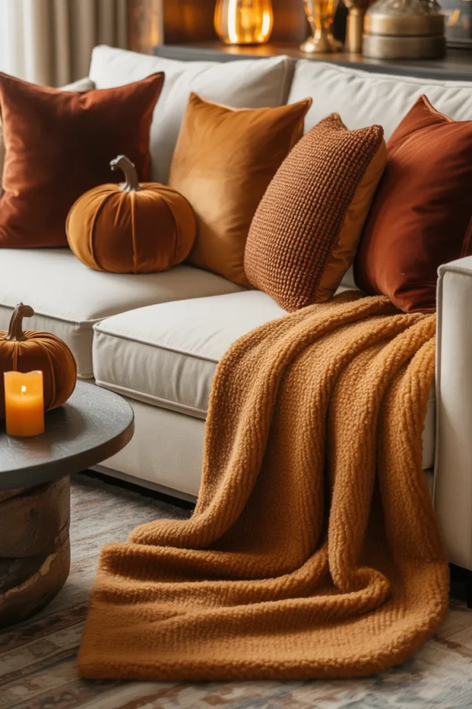 17-Velvet and Warm Texture Fall Room