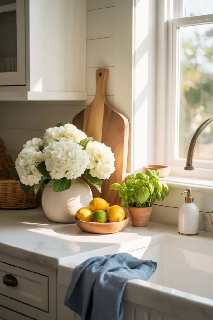 20-Coastal Kitchen Counter Vignette