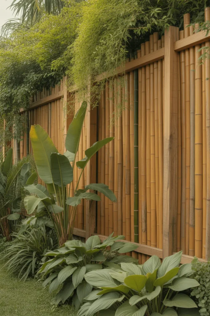 3-Bamboo Privacy Fence