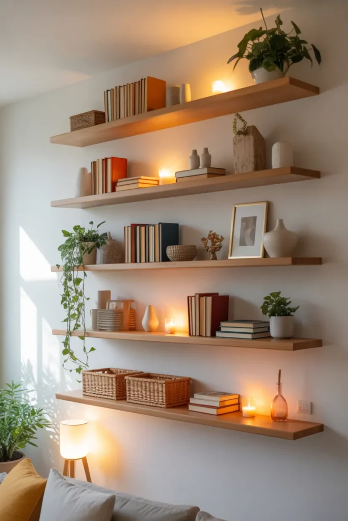 3-Floating Shelf Wall Display