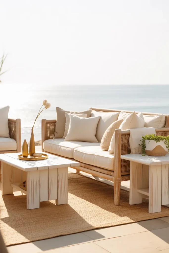 4-Bleached Wood Coastal Living Room