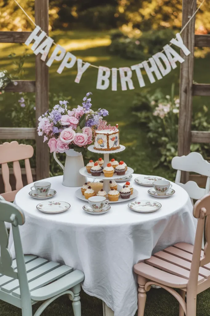 4-Garden Tea Party Birthday