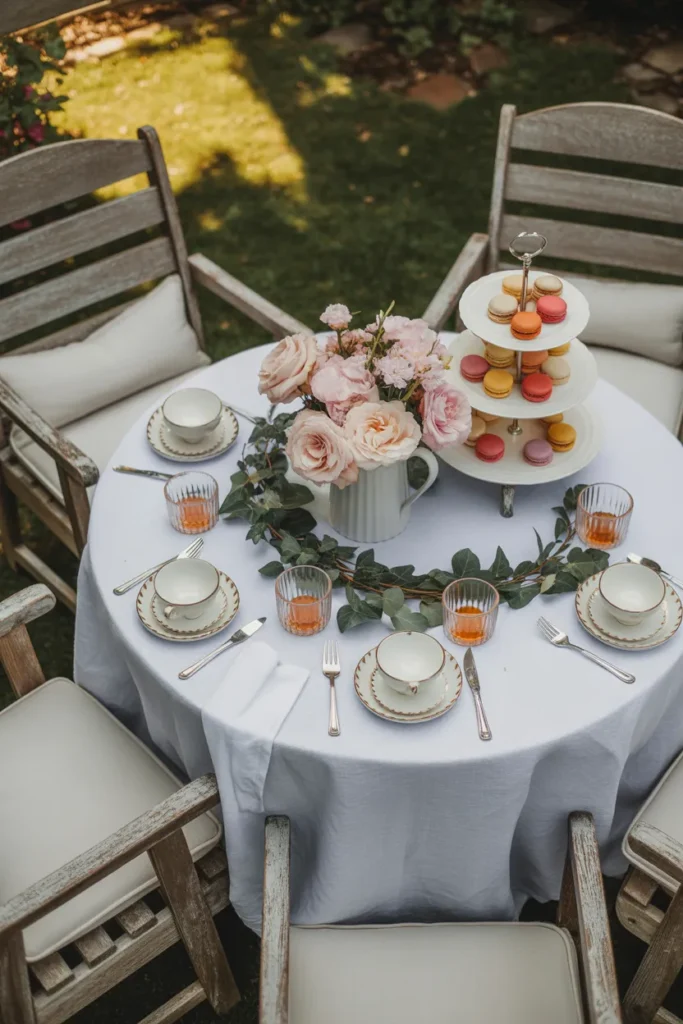 4-Garden Tea Party Table Setting