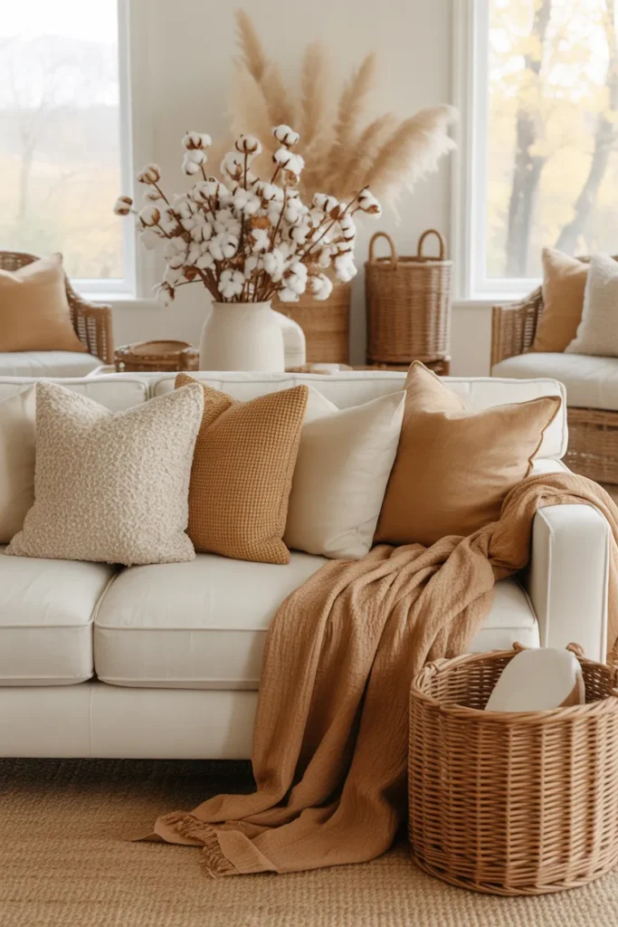 4-Neutral Fall Living Room Palette