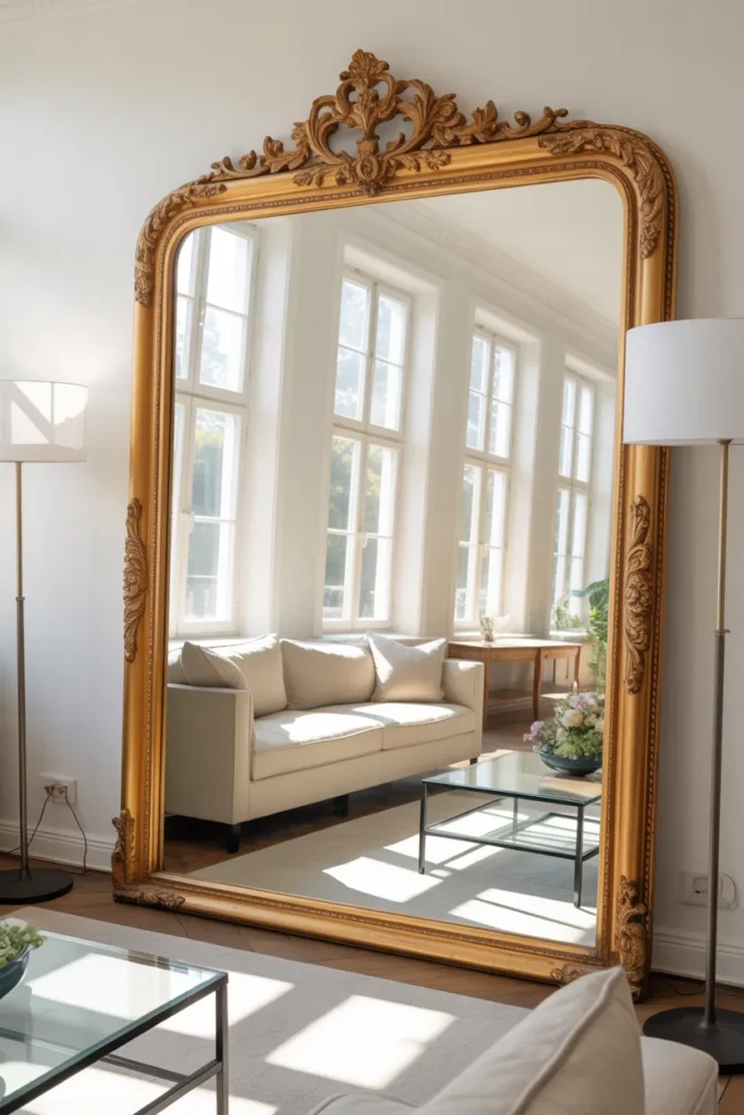 4-Oversized Mirror Feature Wall
