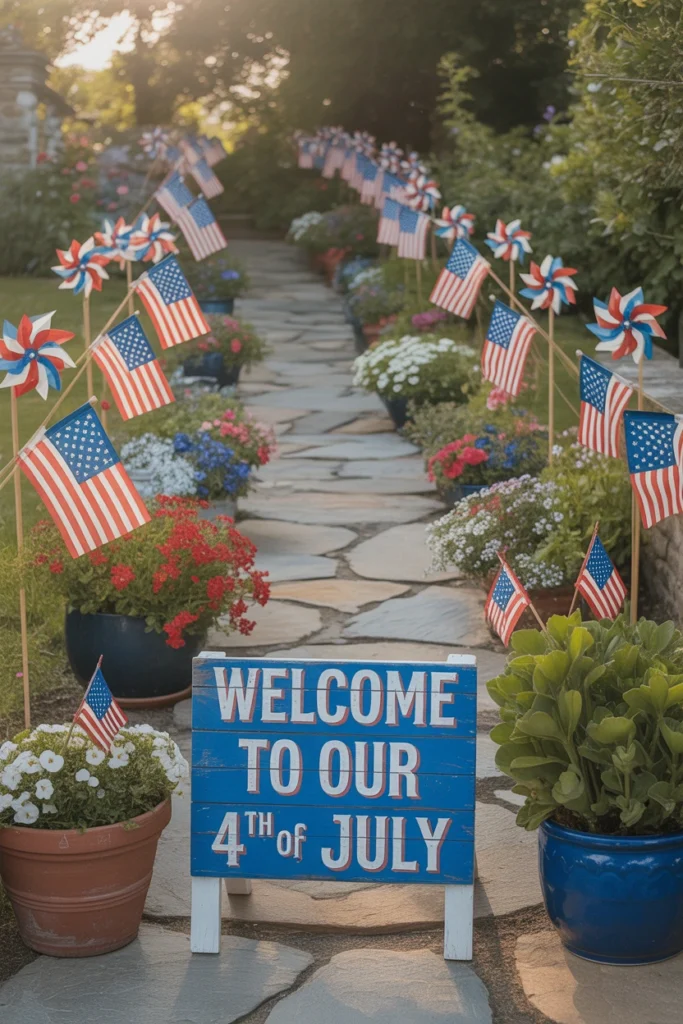 4th of July Garden Decoration Ideas