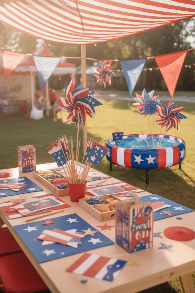 4th of july party setup ideas