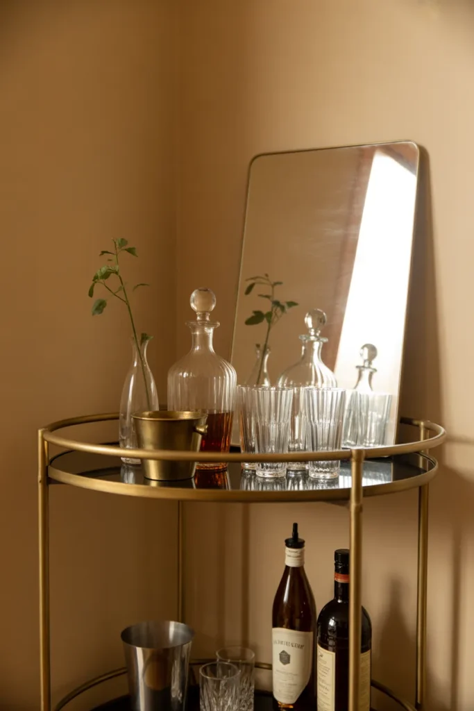 5-Corner Bar Cart Setup