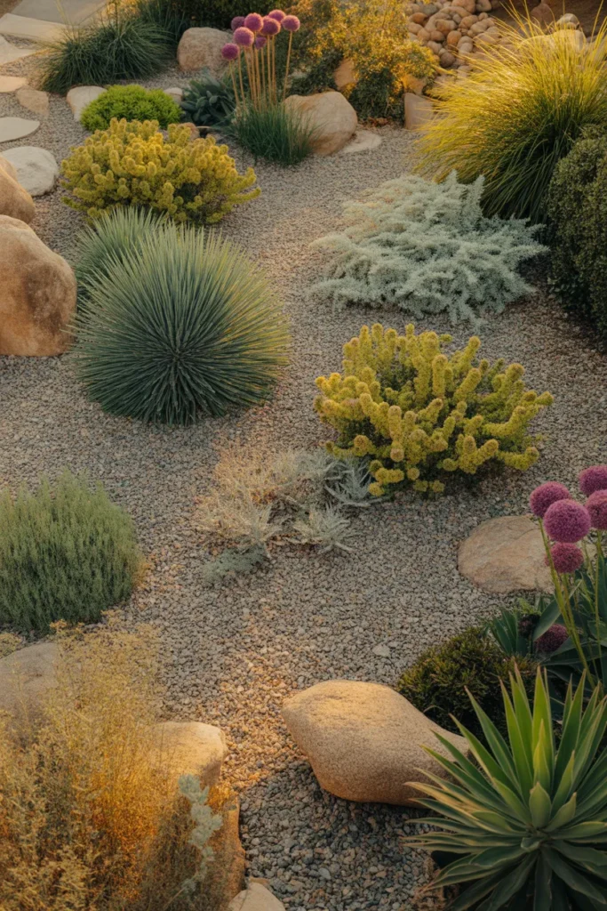 5-Dry Garden Gravel Planting