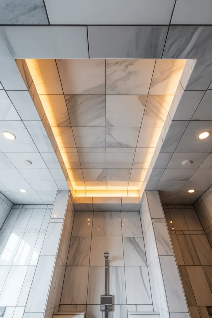 5-Exposed Beam Bathroom Ceiling