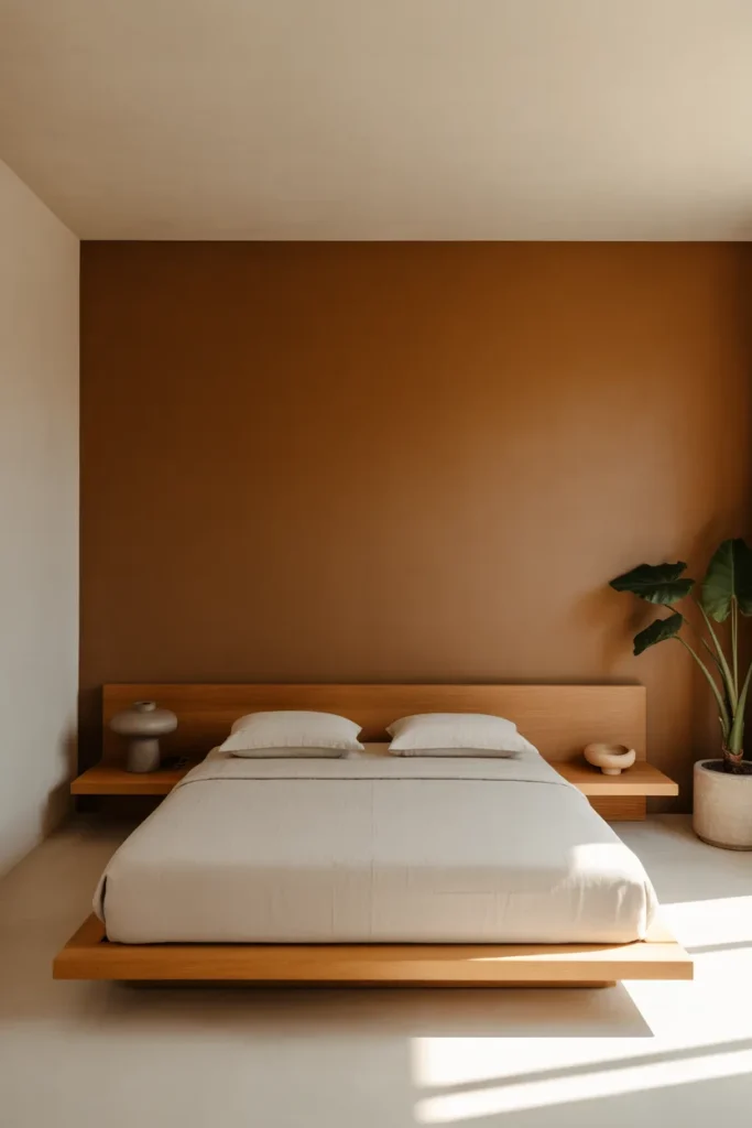6-Brown and White Minimal Bedroom