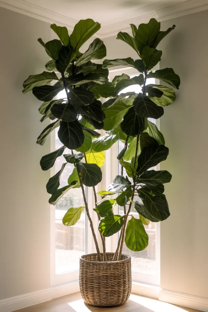 6-Fiddle Leaf Fig Corner Statement