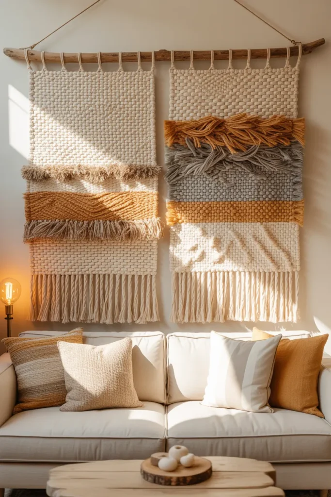 6-Woven Textile Wall Hanging