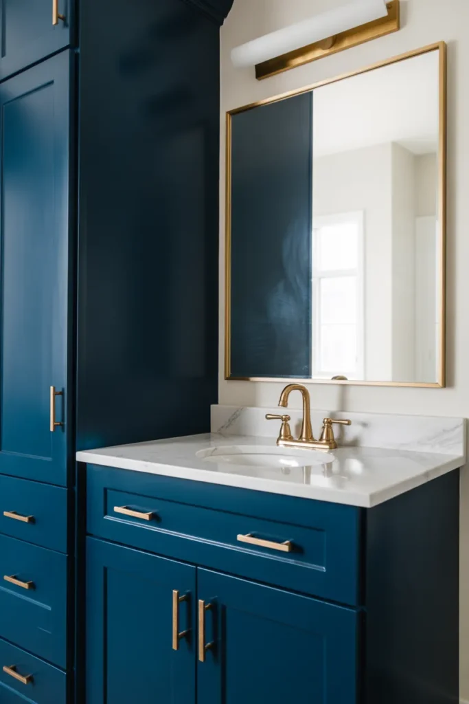 7-Blue Vanity Bathroom