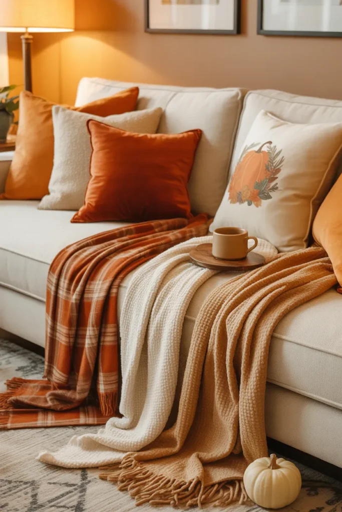 7-Cozy Throw and Pillow Fall Refresh