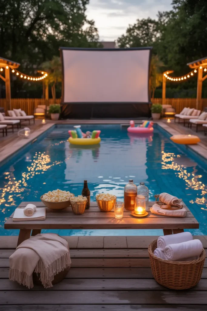 7-Pool Side Movie Night