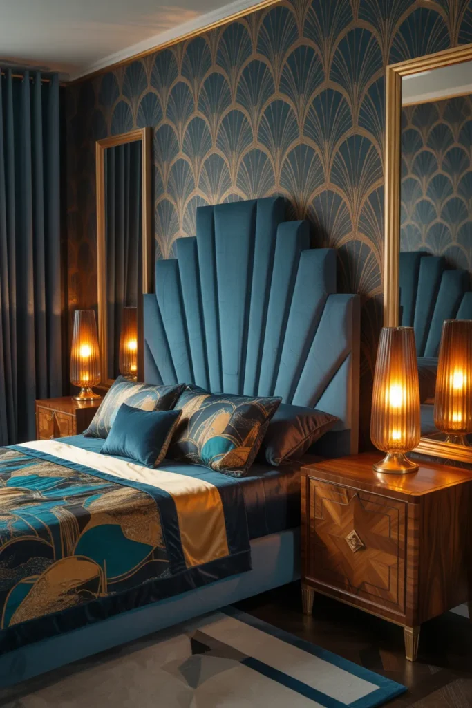 8-Art Deco Luxury Bedroom