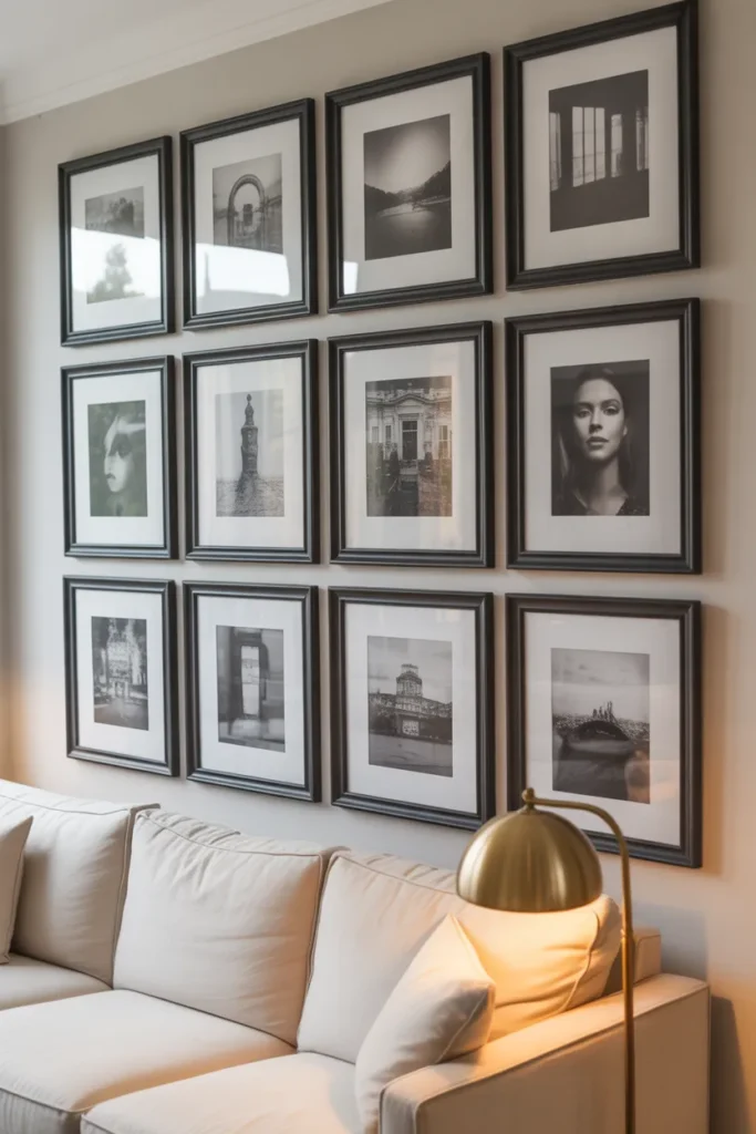 8-Black and White Photography Wall