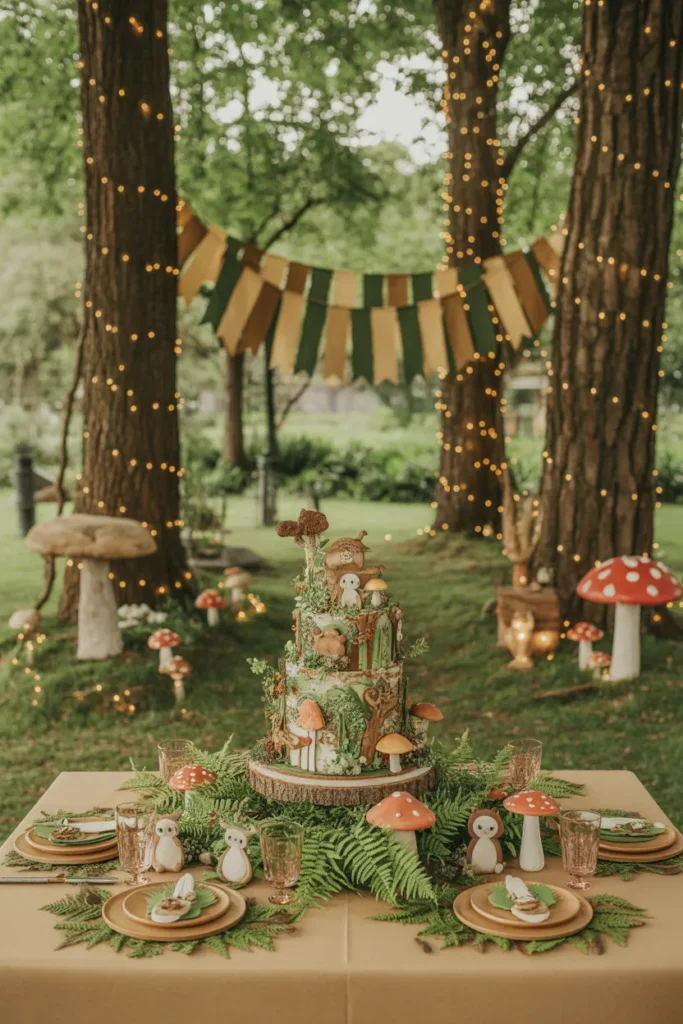 8-Kids Enchanted Forest Birthday Party