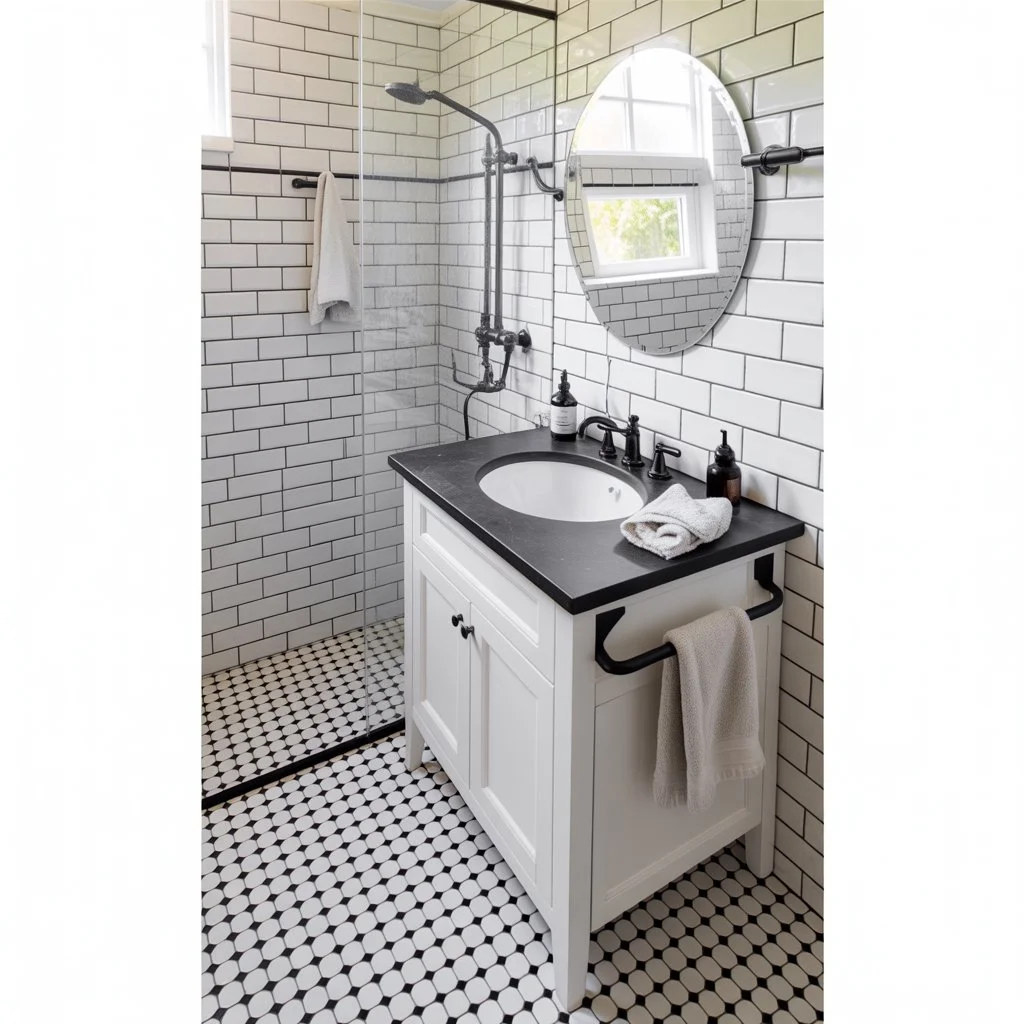 8. Budget Bathroom Remodel Refresh