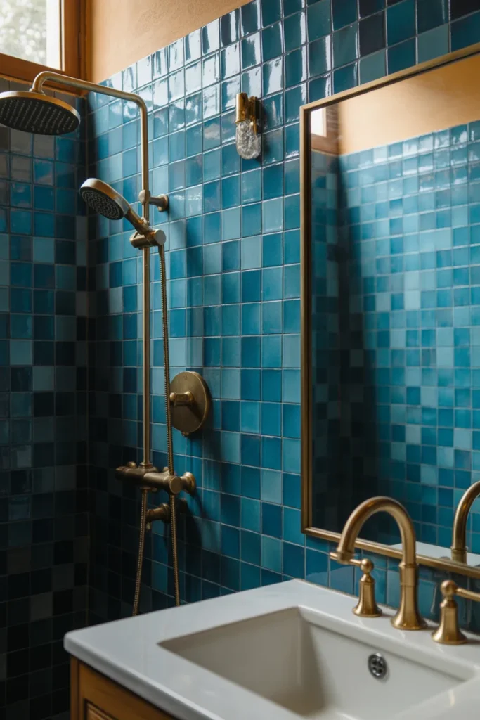 9-Blue Zellige Tile Bathroom