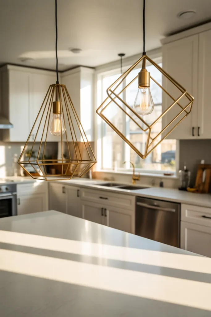 9-Geometric Pendant Kitchen Lighting