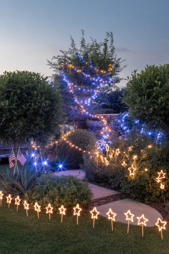9-Starry Night Independence Day Garden
