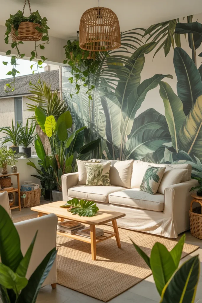 9-Tropical Coastal Living Room