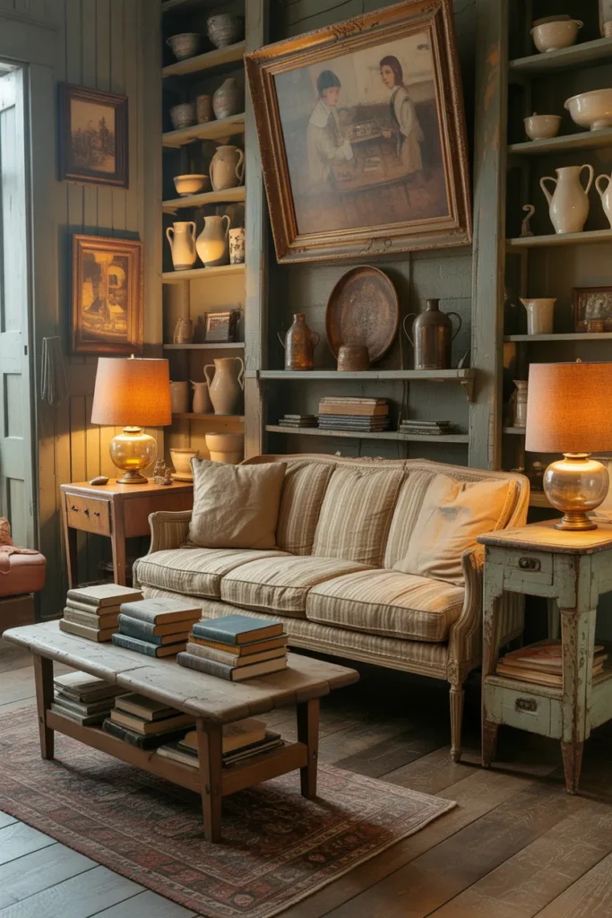 9-Vintage Farmhouse Living Room Collection