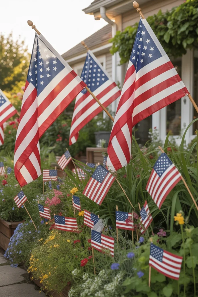 4th of July Garden Decoration Ideas